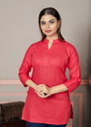 Falak By Sangeet Tunic Slub Cotton Short Kurtis Wholesale Market In Surat